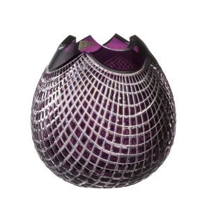 Crystal Vase Purple