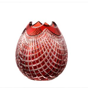 Crystal Vase Red