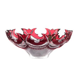 Glass Crystal Bowls Red