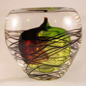 Round Glass Ornament Toffee