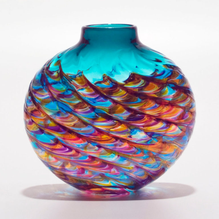 Modern Glass Bowl I made by Deborah Timperley | Boha Glass