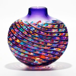 Coloured Glass Vases