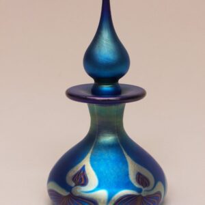 Blue Peacock Genie Glass Perfume Bottles