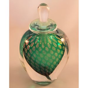 Green Perfume Bottle by David New-Small