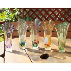 Flower Glass Vase by Adam Jablonski