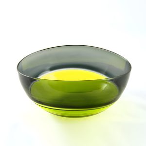 Green Glass Bowls by Stewart Hearn