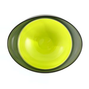 Green Glass Bowls by Stewart Hearn