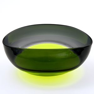 Green Glass Bowls by Stewart Hearn