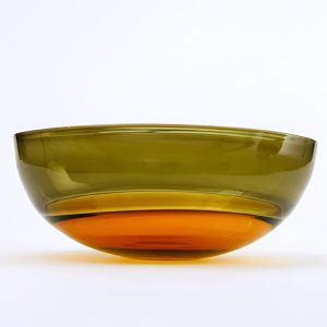 Oval Glass Bowls by Stewart Hearn