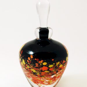 black perfume bottle