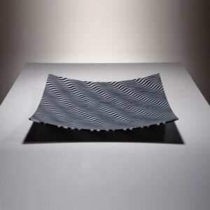 Black White Wave Platter NIcholas Collins