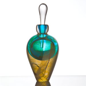 Teal Perfume Bottle by Kalki Mansel