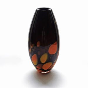 Black Galaxy Handcrafted Glass Vase