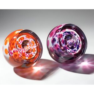 Purple Glass Sculpture