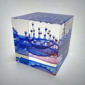 Glass Cube Structure