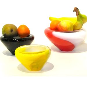 Glass Fruit Bowl