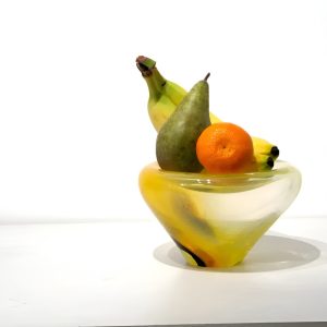 Glass Fruit Bowl