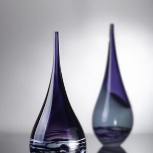 Vessel Glass Ornament By Hayley Gammon Purple