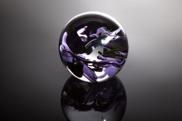 Round Glass Paperweights Handmade By Hayley Gammon