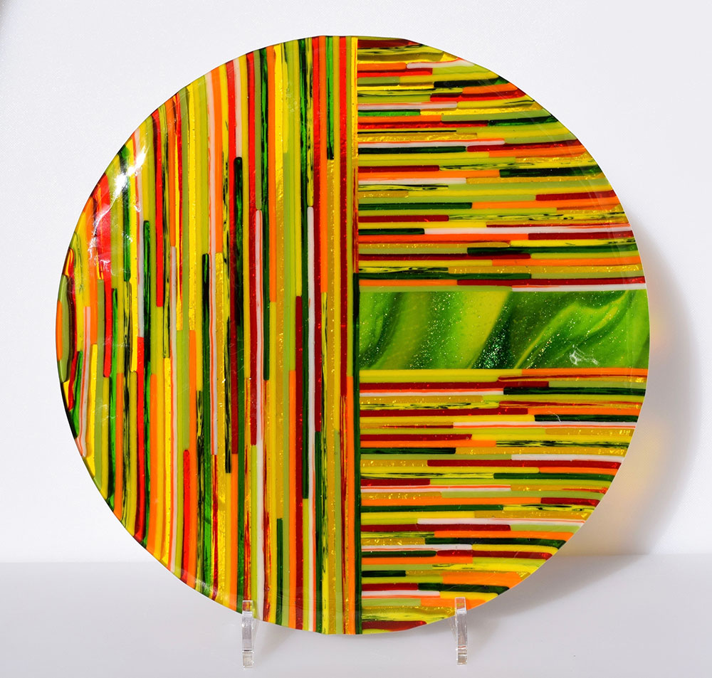 Abstract Glass | 'Just A Sliver Please – Citrus' by Amanda Charles ...