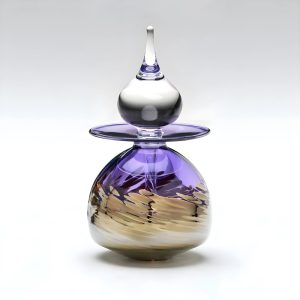 Purple Perfume Bottle by Michael Trimpol