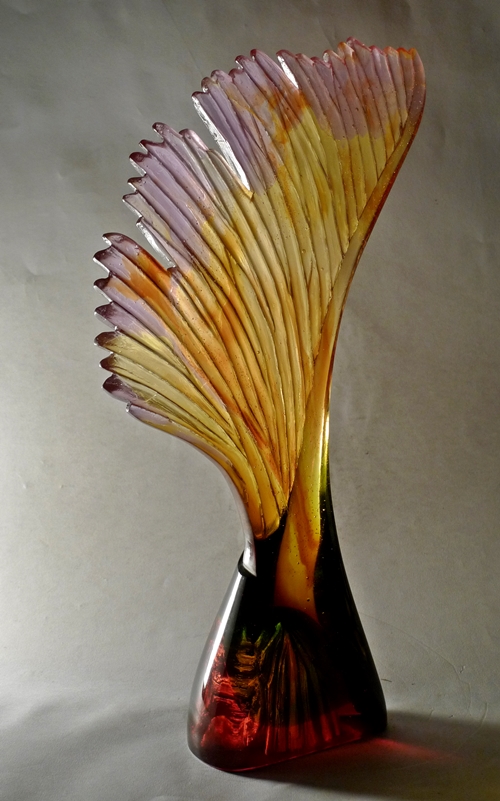 Cast Glass Sculptures Seed With Wing By Crispian Heath Boha Glass