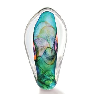 Cool Paperweight by Thomas Petit Glass