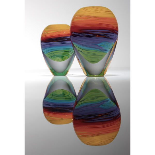 Art Glass Vases I Rainbow Theory Pods By Nicola Steel