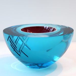 Teal Vessel by Lucy Batt