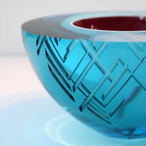 Teal Vessel by Lucy Batt