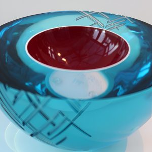 Teal Vessel by Lucy Batt