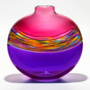 Coloured Glass Vase