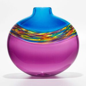 Coloured Glass Vase