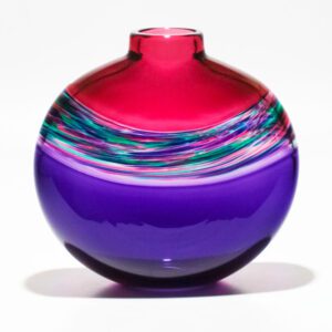 Coloured Glass Vase