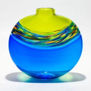 Coloured Glass Vase