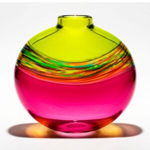 Coloured Glass Vase