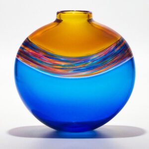 Coloured Glass Vase