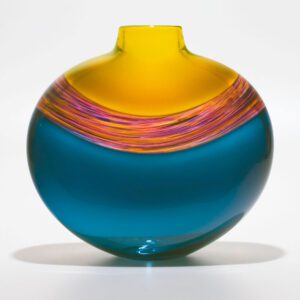 Coloured Glass Vase