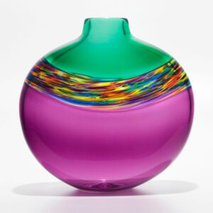 Coloured Glass Vase