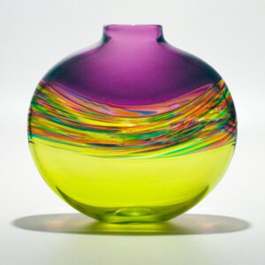 Coloured Glass Vase