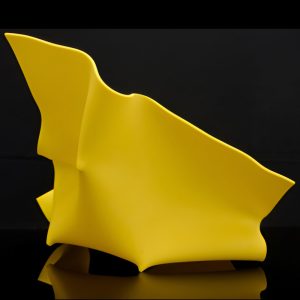 Yellow Glass Sculpture by Lisa Pettibone