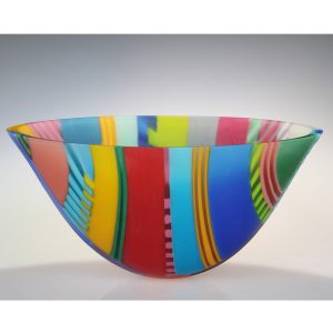 Contemporary Glass Bowl by Ruth Shelley