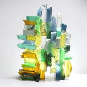 Coloured Glass Sculptures by Deborah Timperley