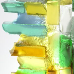 Coloured Glass Sculptures