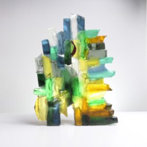 Coloured Glass Sculptures