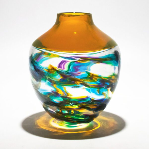 Interior Design Vases I 'Navajo' by Michael Trimpol I Boha Glass