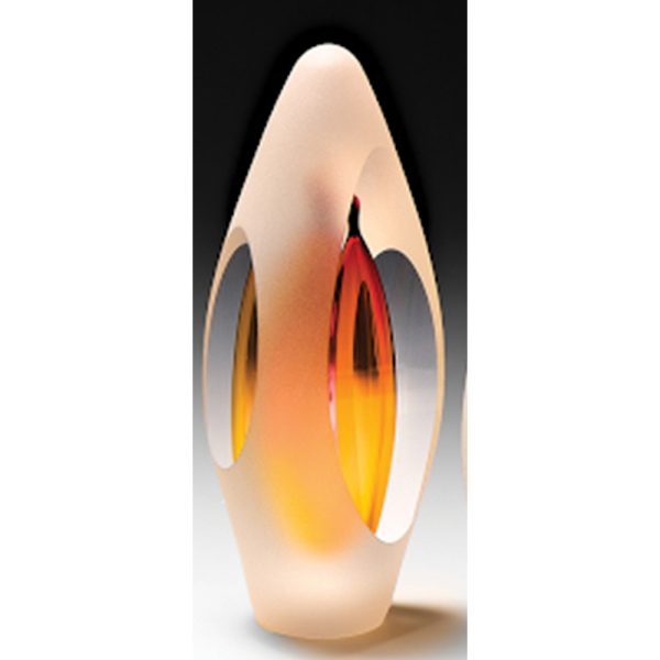 Warm Glass Art I Flames I By Remijigus Kriukas I Boha Art 0994