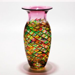 Colourful Glass Art Vases