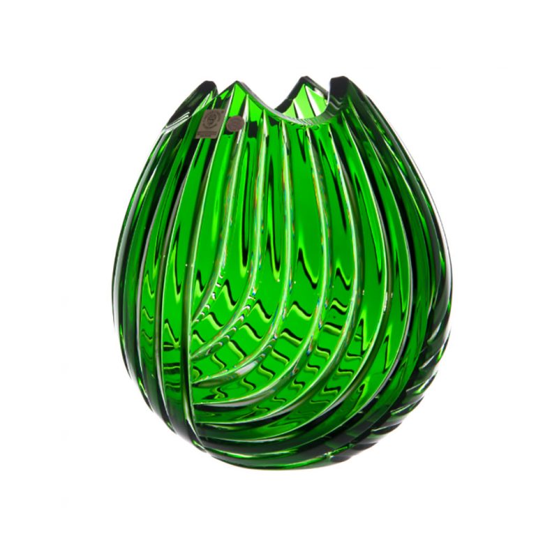 Crystal Vases I 'Linum' by Caesar Crystal Bohemiae I Boha Glass
