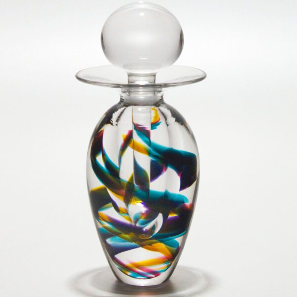 Tall Perfume Bottles | 'Helix' by Michael Trimpol | Boha Glass